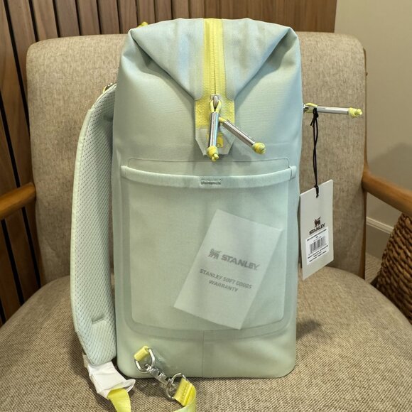 NWT - Stanley The ALL-DAY Madeleine Midi Coolor Backpack 14.8QT | 14.0L -- MIST - Picture 5 of 5